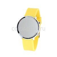 Наручные часы Led Mirror желтые
