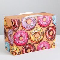 Подарочная коробка Пончики